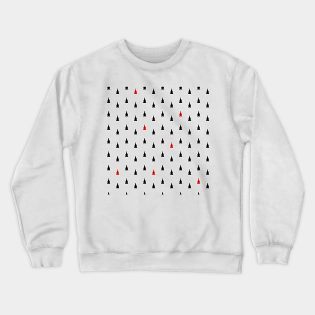 Christmas Tree Crewneck Sweatshirt by DigitalSolo